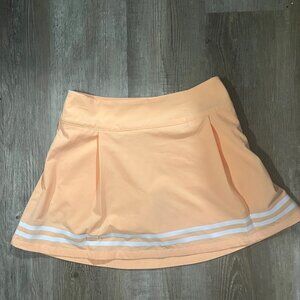 CALIA 15" Truelight Golf Skort Peach Sherbet Womens Zipper Pockets, Size 4